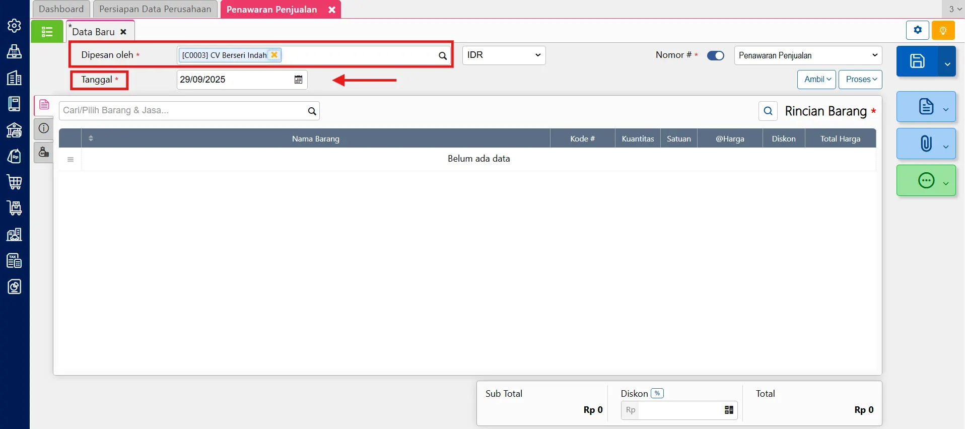 Fitur Penawaran Penjualan di Accurate Online